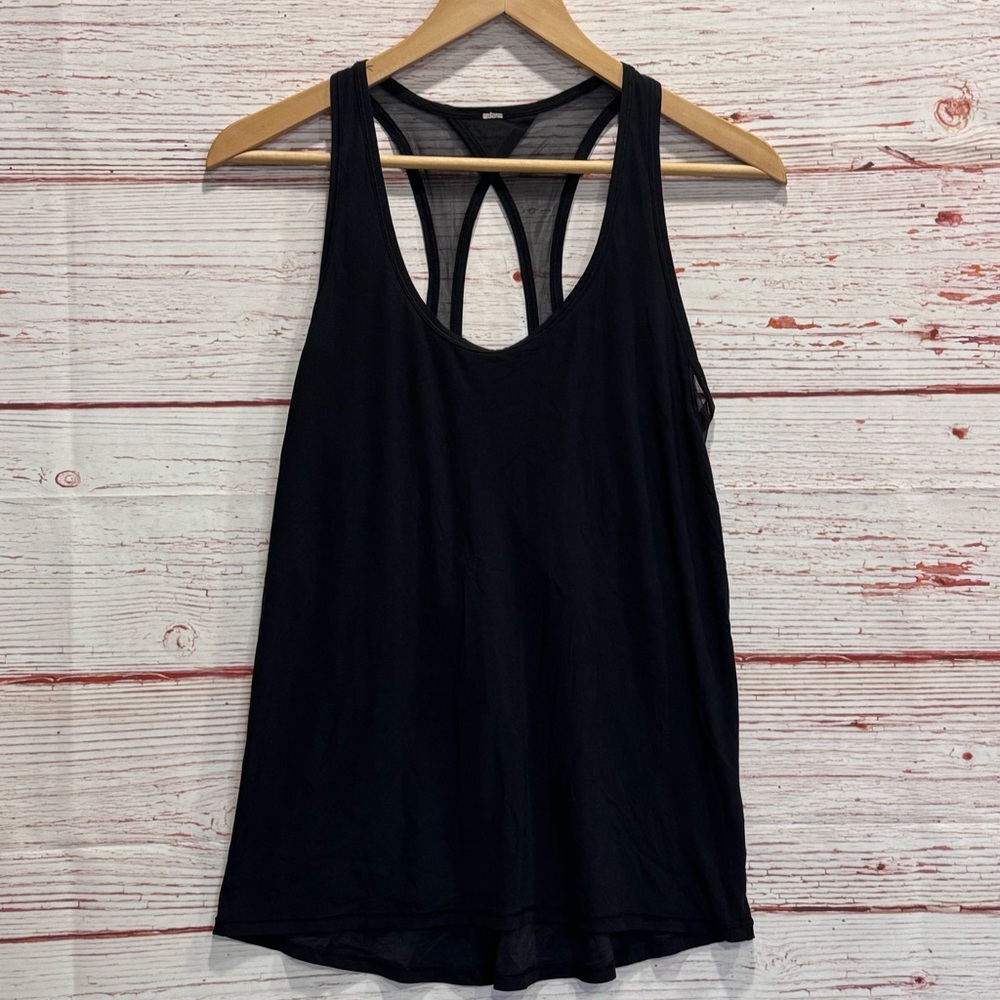 Lululemon Tranquil Tank in Black Sz 4 - Picture 5 of 11